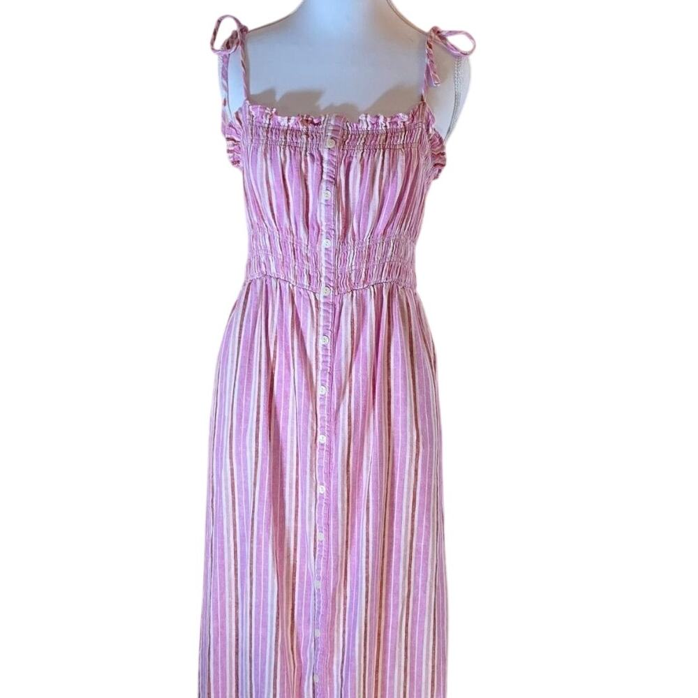 Sonoma Goods for Life Women's Pink/White Dress Size Small Excellent Condition